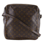 Louis Vuitton Malso Vintage Monogram Canvas Brown Shoulder Bag