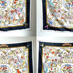 Hermes Scarf Carre 90 Oriental Stone and Western Stonework Silk — view 2