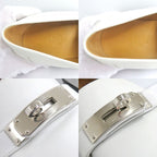 Hermes Loafers Kelly Hardware White Silver 41 — view 8