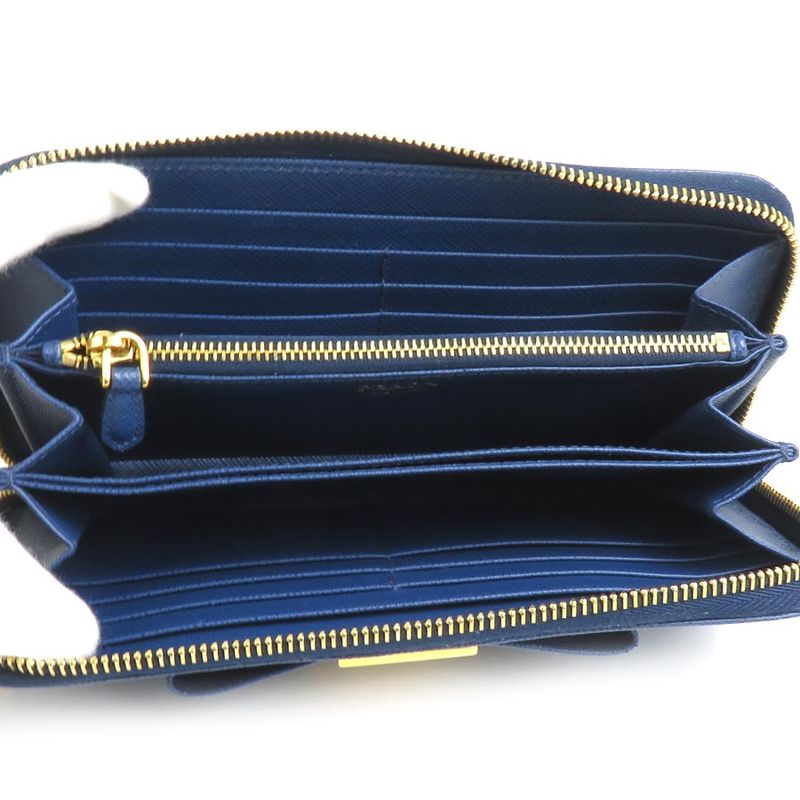 Prada Round Zipper Long Wallet 1 Ml506 — view 3