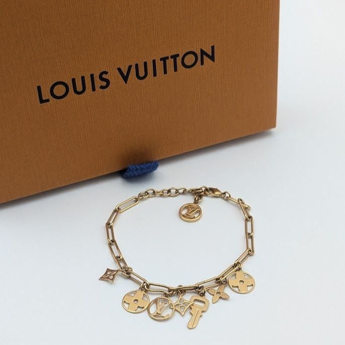 Louis Vuitton Bracelet Roman Holiday LV Gold Monogram