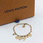 Louis Vuitton Bracelet Roman Holiday LV Gold Monogram