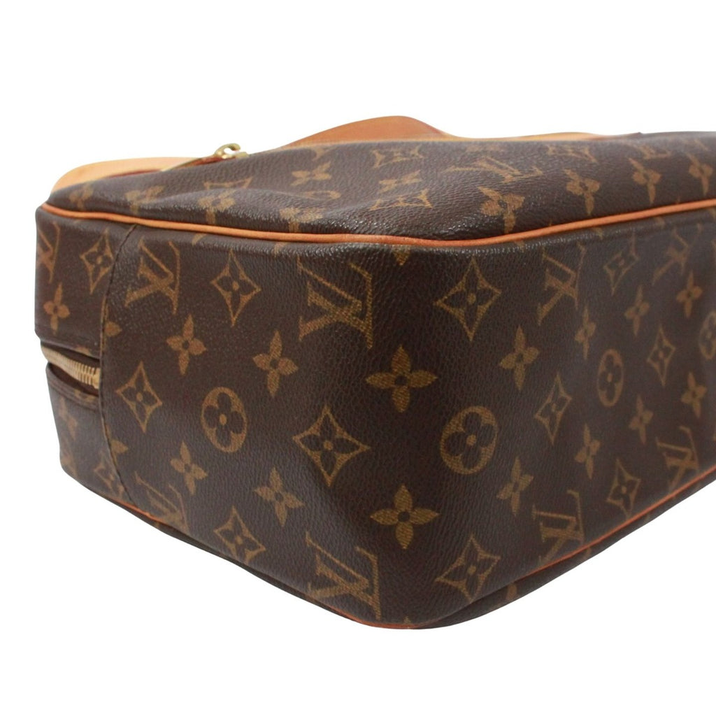 Louis Vuitton Cite GM Monogram Leather Brown Shoulder Bag Gold — view 6