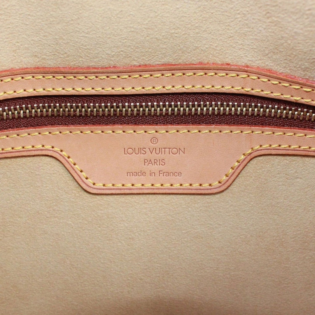 Louis Vuitton Cite GM Monogram Leather Brown Shoulder Bag Gold — view 9