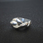 Hermes Vintage Torsade Ring Silver