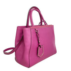 Fendi Handbag Leather Pink Silver 2-Way — view 2