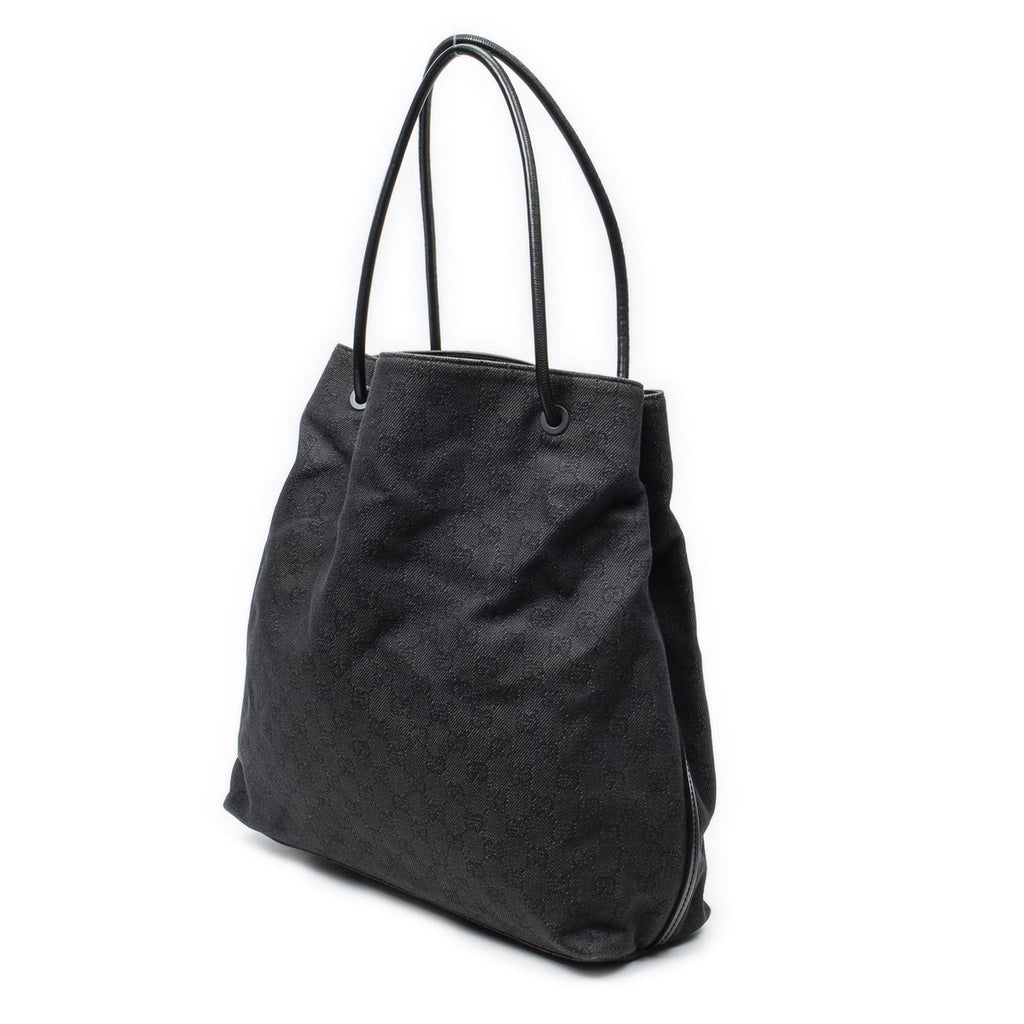 Gucci Radio Punto Black GG Denim Canvas Jeans — view 2