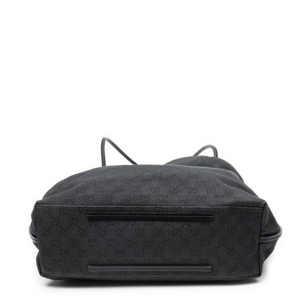 Gucci Radio Punto Black GG Denim Canvas Jeans — view 6