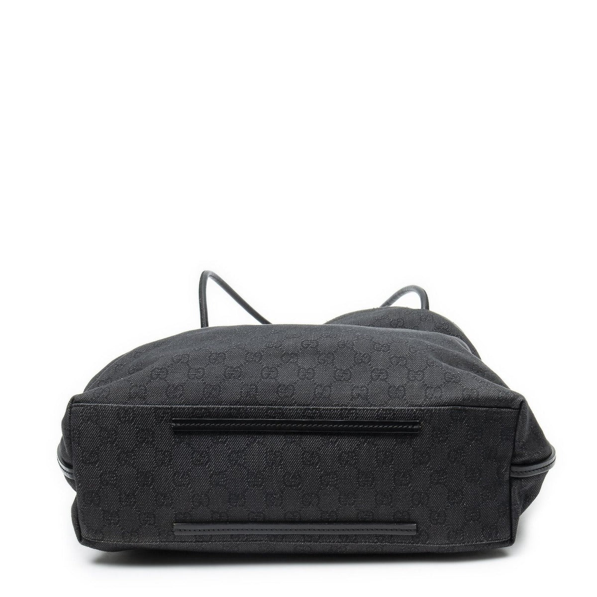 Gucci Radio Punto Black GG Denim Canvas Jeans — view 6
