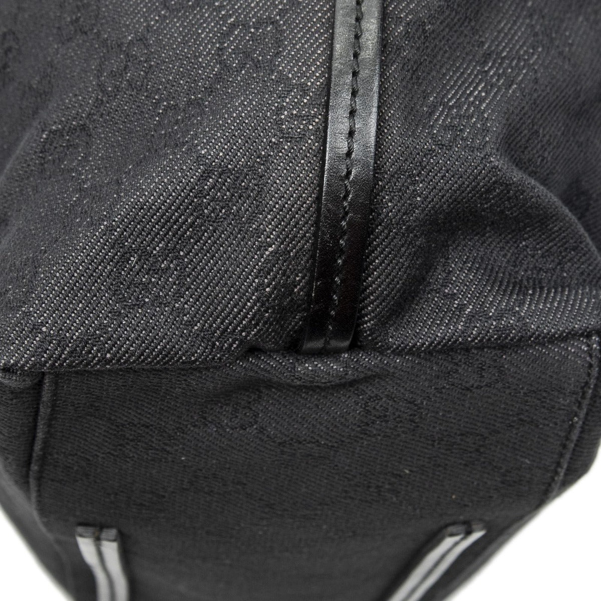 Gucci Radio Punto Black GG Denim Canvas Jeans — view 8