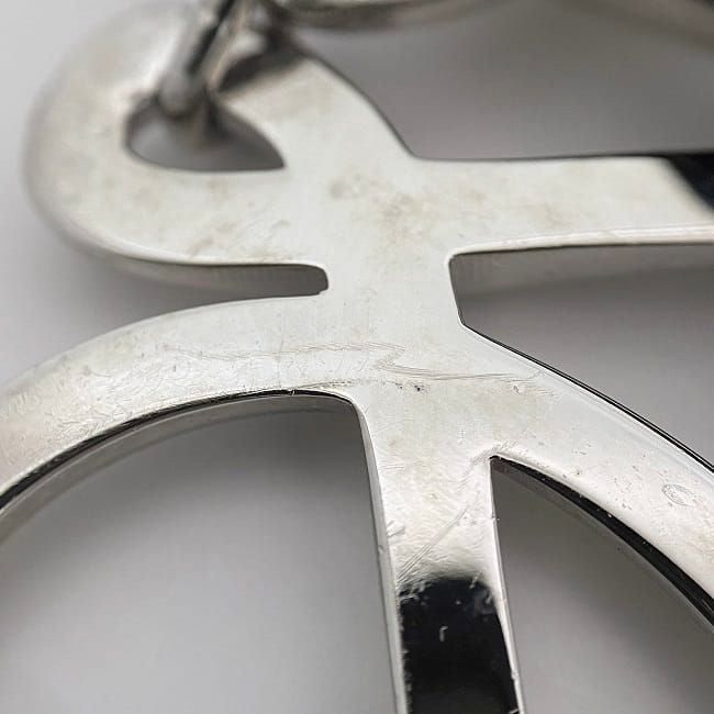 Loewe Charm Silver Black Anagram X02 — view 9