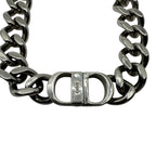 Christian Dior CD Icon Chain Link Necklace Silver — view 5