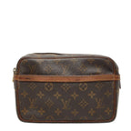 Louis Vuitton Monogram Compiegne 23 Brown Leather