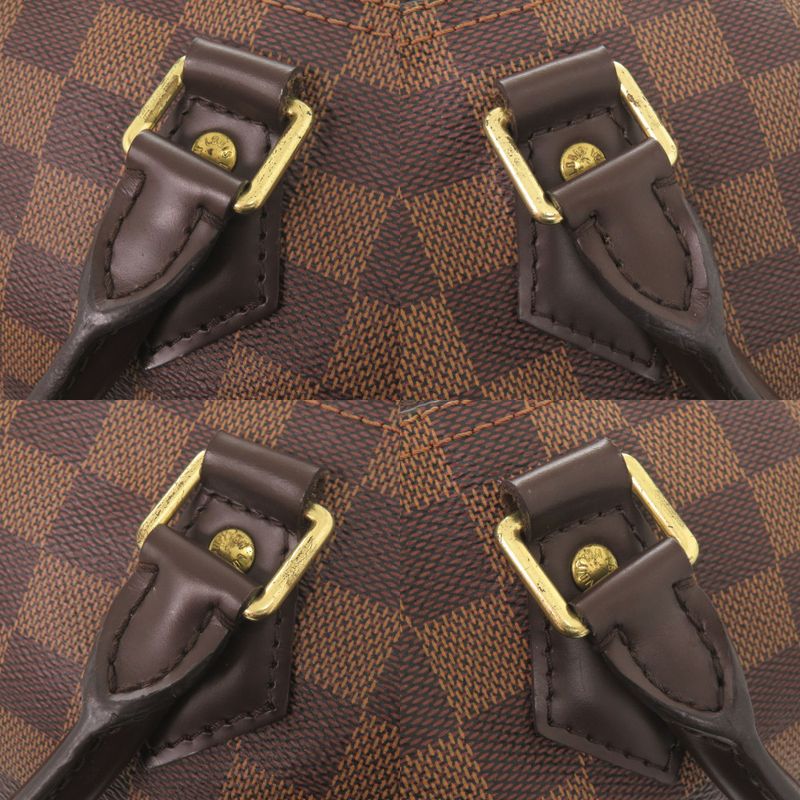 Louis Vuitton Speedy 30 Damier Ebene Brown Handbag 0029 — view 7