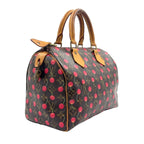 Louis Vuitton Speedy 25 Monogram Cherry Leather Brown Light Handbag Gold — view 2