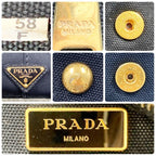 Prada Large Canapa GM Tote Bag Black — view 6