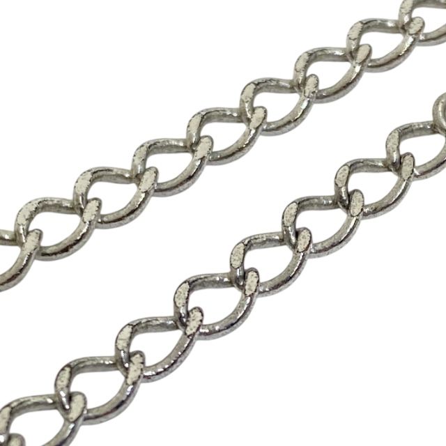 Christian Dior Chain Bracelet Bangle Accessories Jewelry CD Logo Metal Silver — view 6