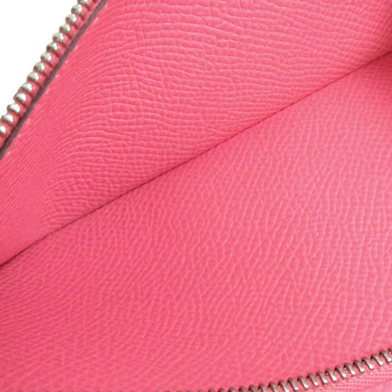 Hermes Bearn Souffle Rose Azare Vaux-epson Silver Hardware — view 5