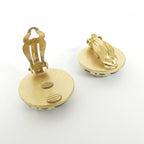 Chanel Vintage Earrings Black — view 9
