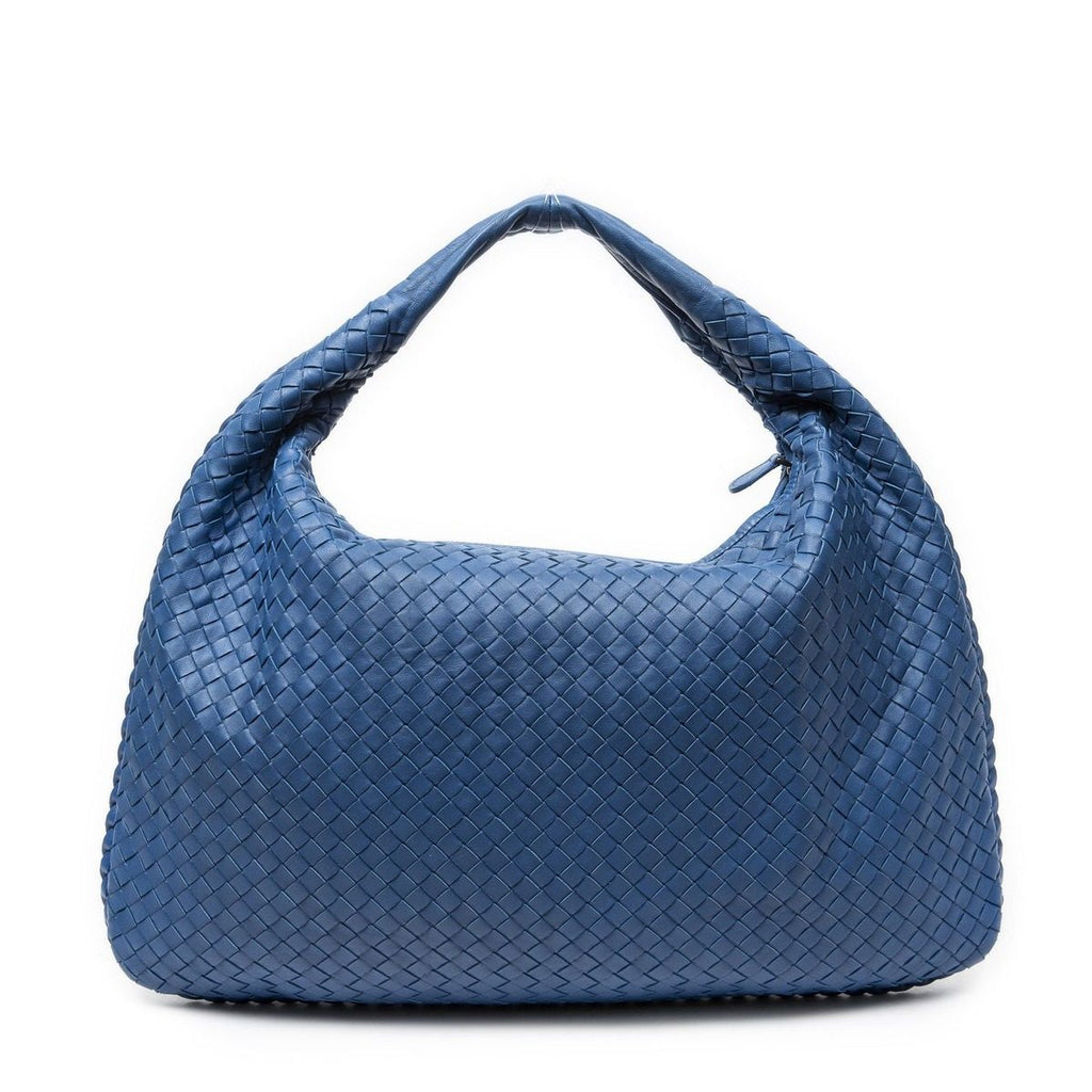 Bottega Veneta Large Hobo Blue Intrecciato Leather — view 5