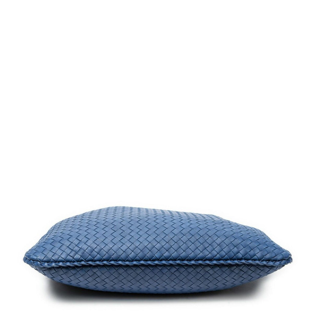 Bottega Veneta Large Hobo Blue Intrecciato Leather — view 6