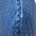 Bottega Veneta Large Hobo Blue Intrecciato Leather — view 7