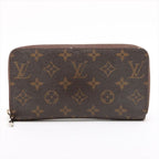 Louis Vuitton Monogram Zippy Wallet Round Zip Long Brown