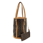 Louis Vuitton Monogram Bucket GM Shoulder Bag Brown