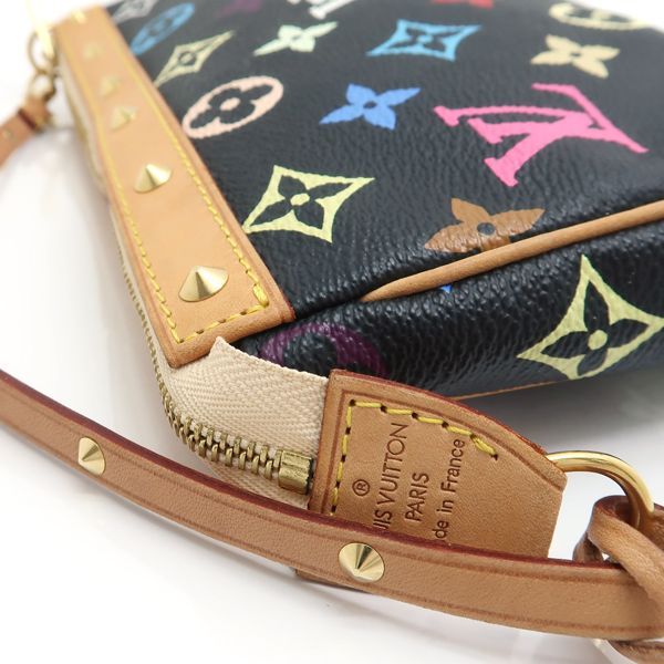 Louis Vuitton Pochette Accessory Monogram Multicolor With Long — view 5