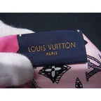 Louis Vuitton Ribbon Scarf Bandeau BB Innocence Swan Multicolor Silk — view 4