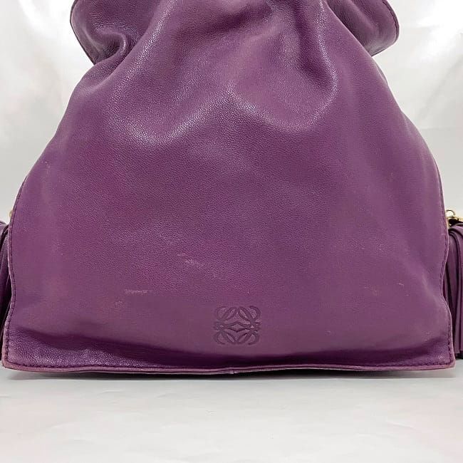 Loewe Shoulder Bag Flamenco Purple 2-Way Nappa Leather — view 7