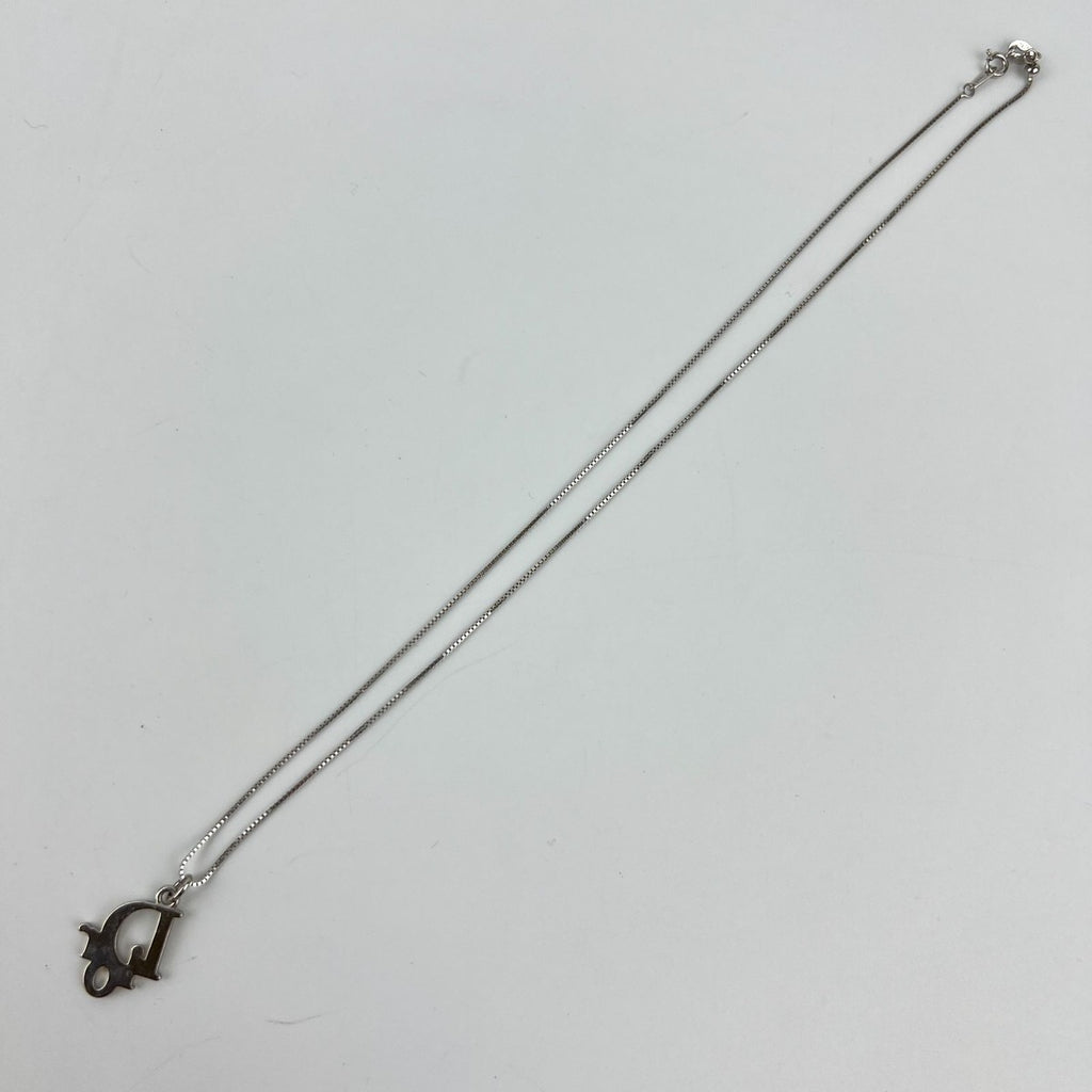 Dior Necklace Silver Vintage — view 3