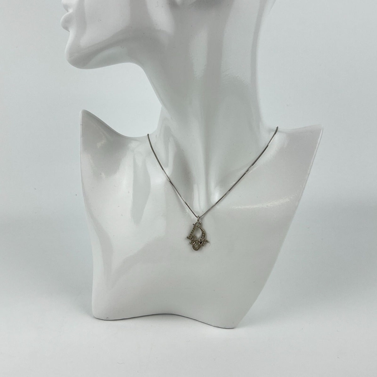 Dior Necklace Silver Vintage