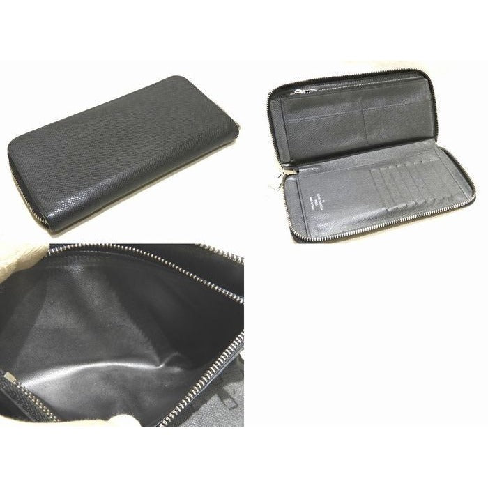 Louis Vuitton Taiga Zippy Vertical Long Wallet Round Zipper 4 — view 2