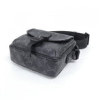 Louis Vuitton Monogram Eclipse Getaway Shoulder Bag Black — view 3