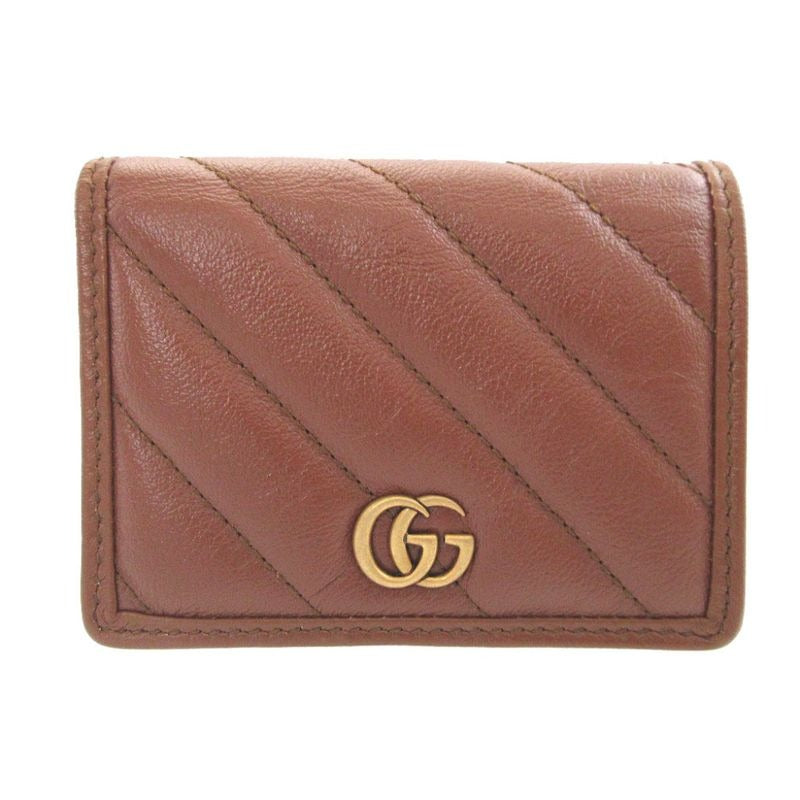 Gucci Leather Brown Bifold Wallet 0584