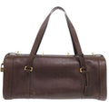 Hermes Vintage Leather Brown Gold Hardware 00 Boston Bag