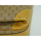 Gucci Vintage Micro GG Shoulder Bag Pochette Beige — view 4