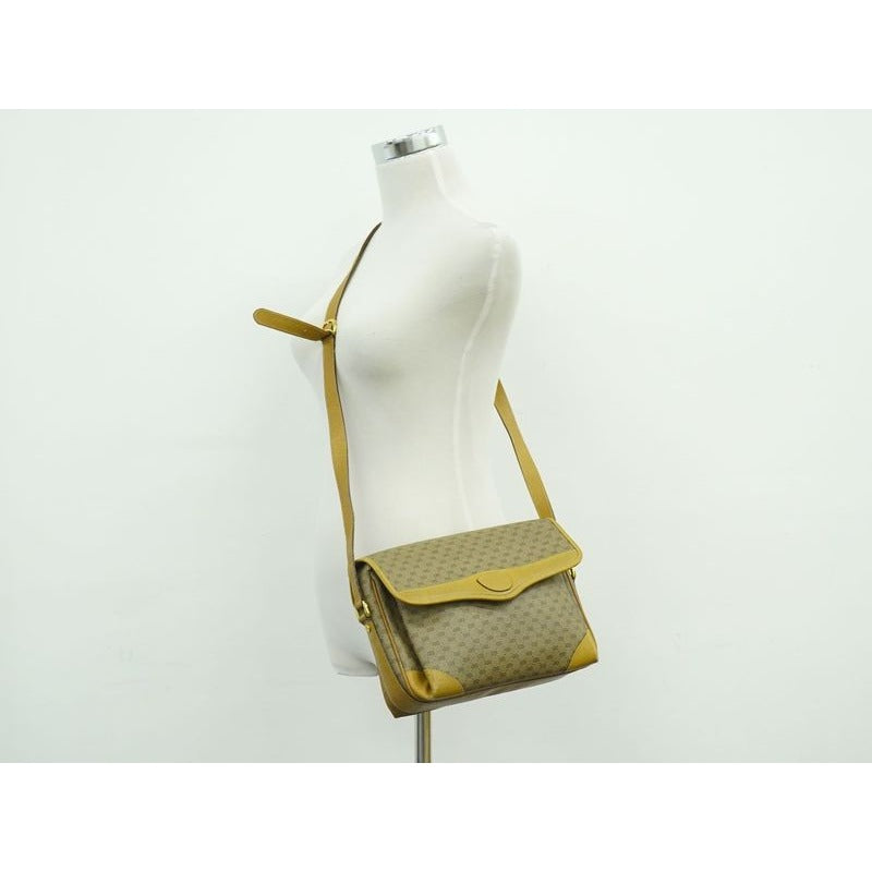 Gucci Vintage Micro GG Shoulder Bag Pochette Beige — view 7