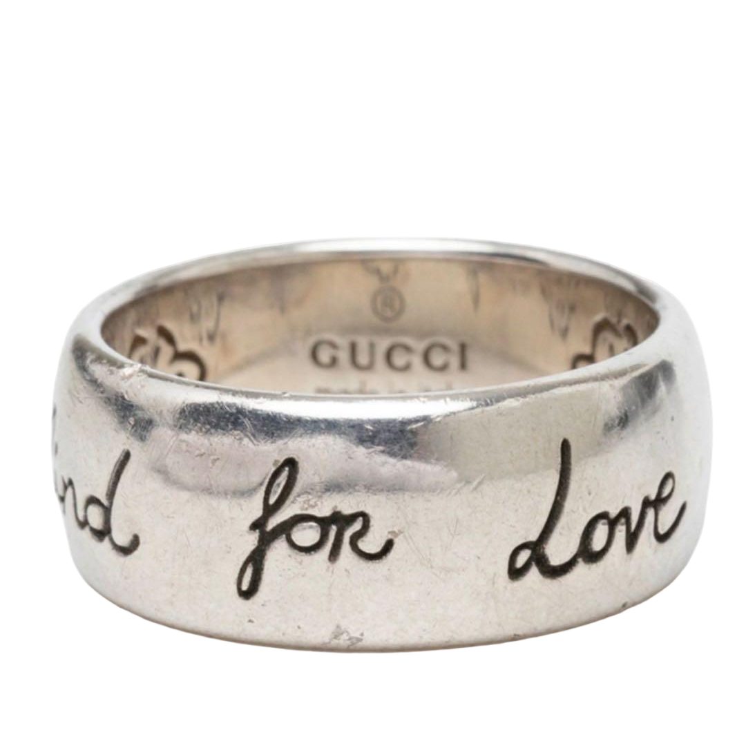 Gucci Interlocking Ring Silver