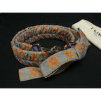 Fendi Strap You Leather And Canvas Flower Bag Shoulder Light