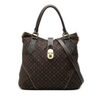 Louis Vuitton Monogram Idyle Elegy Tote Shoulder Bag 2-Way Brown