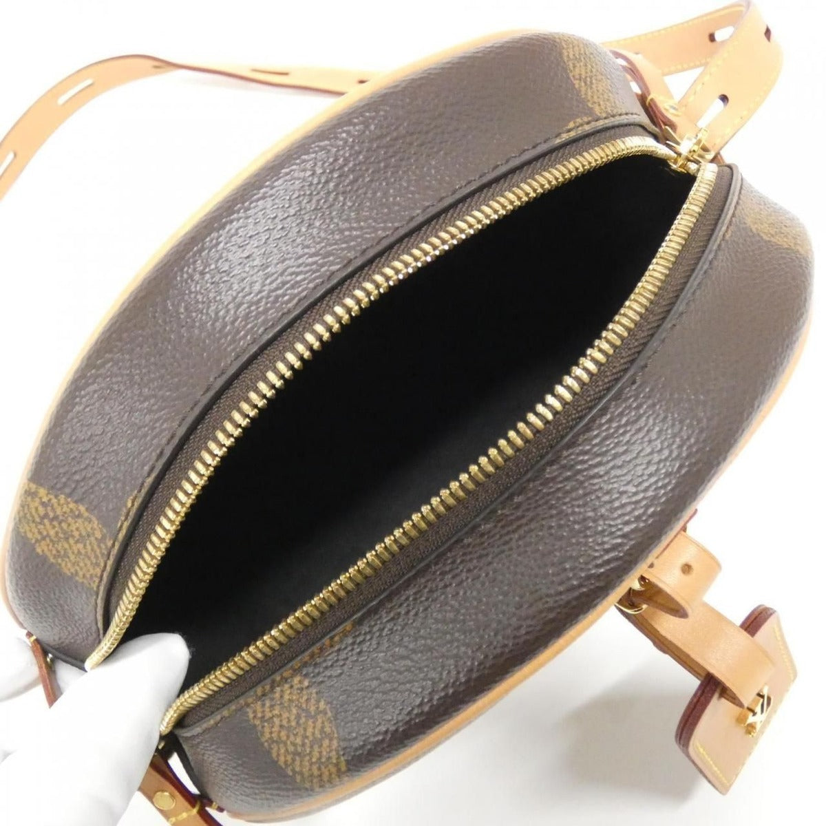 Louis Vuitton Monogram Giant Boite Chapeau Sple Shoulder Bag Brown Marron — view 9