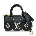 Louis Vuitton Bicolor Monogram Empreinte Nano Speedy Black Hand Bag