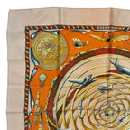 Hermes Scarf Silk Carre 90 Reves D'espace Dream Space Pink — view 2