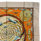 Hermes Scarf Silk Carre 90 Reves D'espace Dream Space Pink — view 3