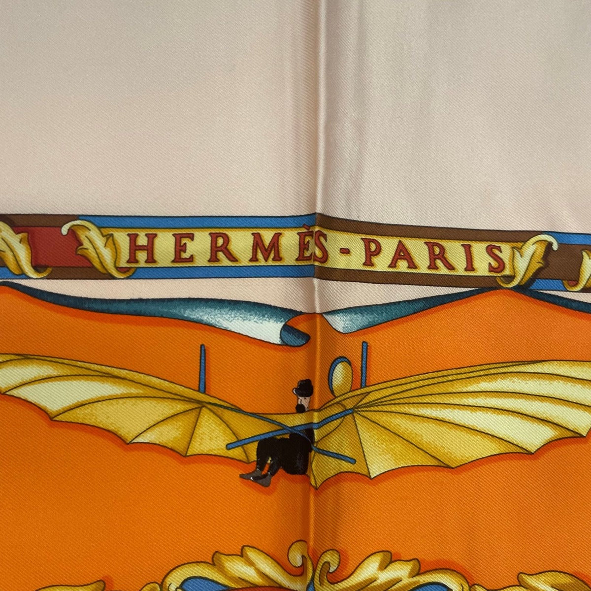Hermes Scarf Silk Carre 90 Reves D'espace Dream Space Pink — view 6