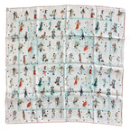 Hermes Scarf Carre 70 EX Libris LES Parisie Parisienne Silk Multicolor — view 4