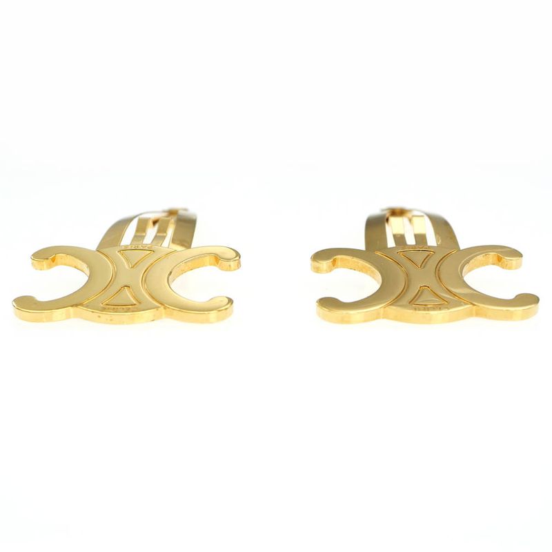 Celine Snap Hair Clip Set Of 2 46 Z656 bsl 35 OR Gold Color Accessory — view 3