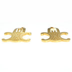 Celine Snap Hair Clip Set Of 2 46 Z656 bsl 35 OR Gold Color Accessory — view 3
